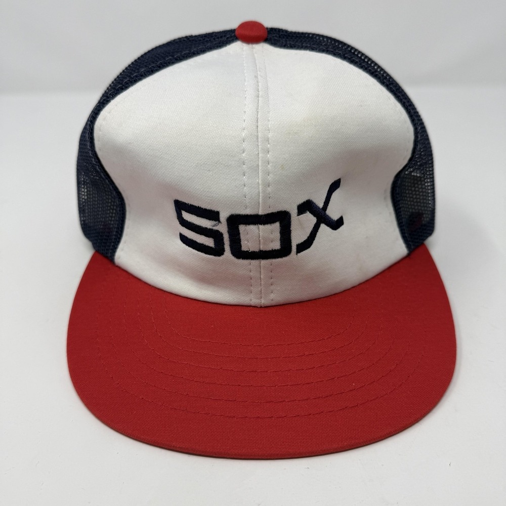 Vintage Chicago White Sox Hat Cap Snapback Sports Specialties MLB Trucker